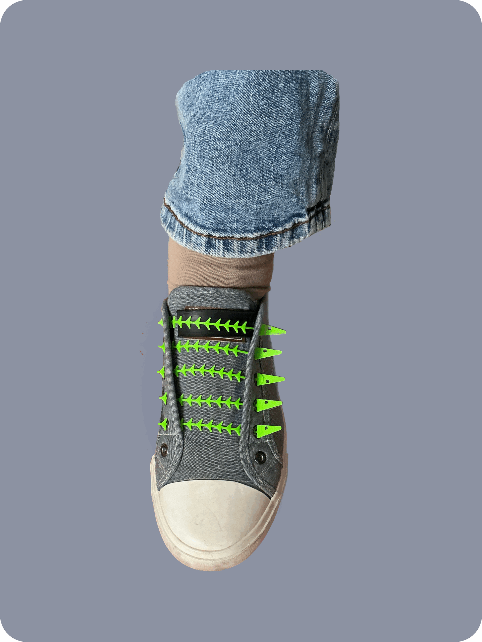 Mache Deinen Schuh zum Slipper.